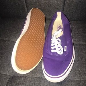 Purple vans NEVER WORN